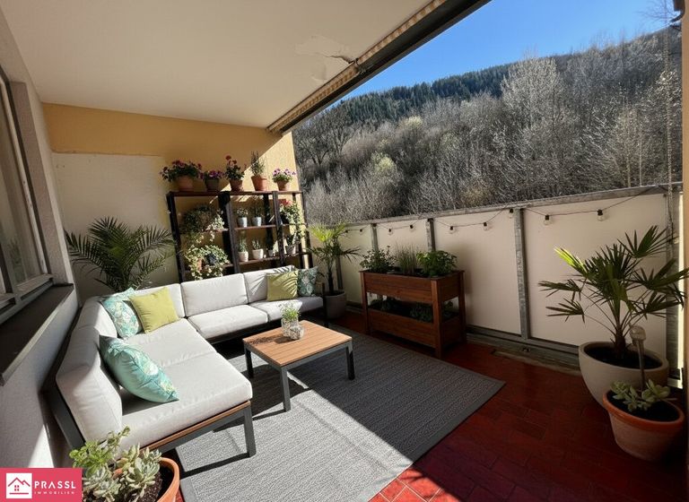 Loggia - KI generiertes Mobilar