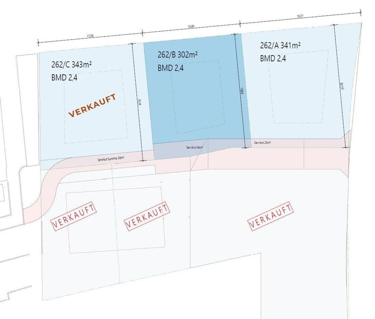 Kundl Austraße Grundstücksteilung