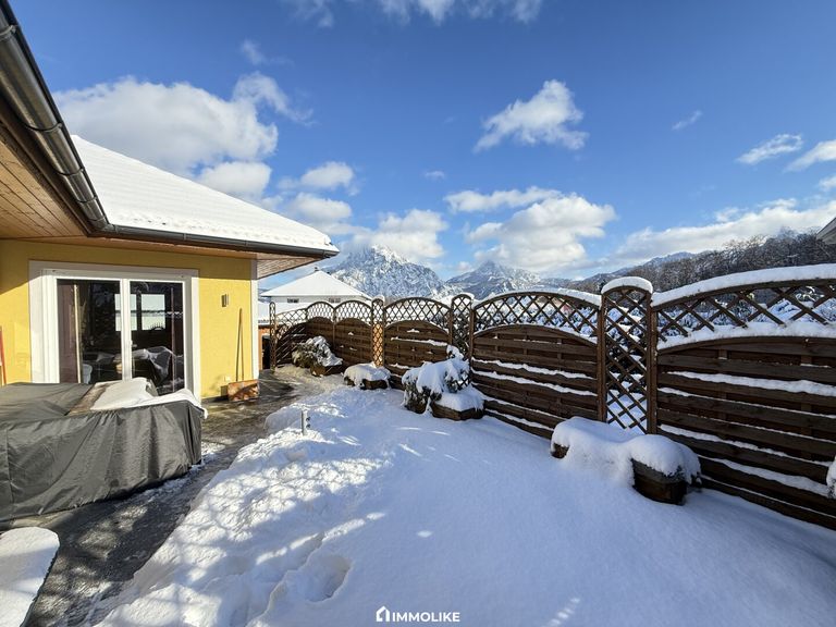 Terrasse & Traunstein :-)