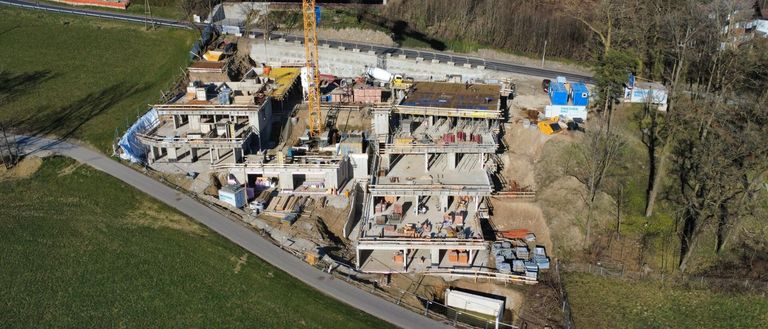 Baufortschritt Mitte März 2025