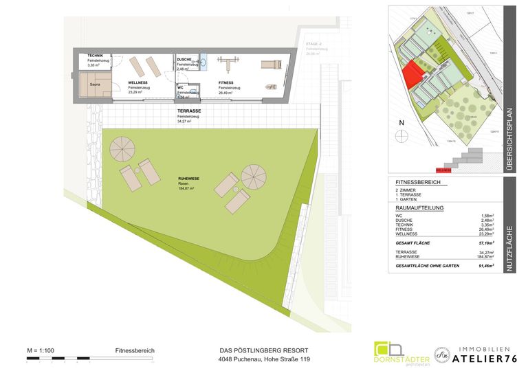 Wellness- und Fitnessbereich