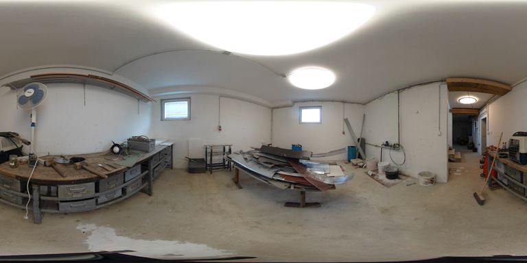 Kellerraum und Werkstatt