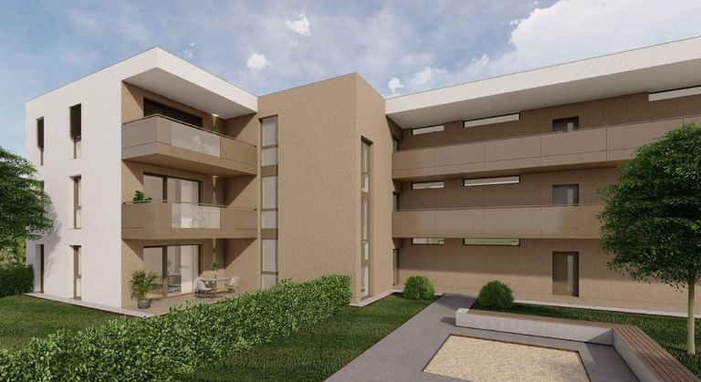 Nord-West Ansicht Einreichplan