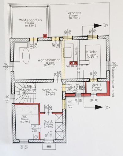 Grundriss EG (nicht Maßstabsgetreu)