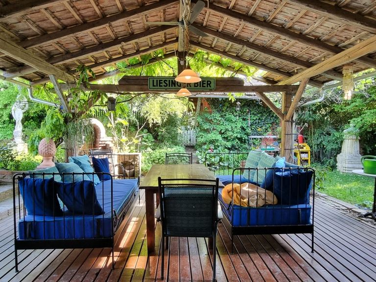 Überdachte Terrasse