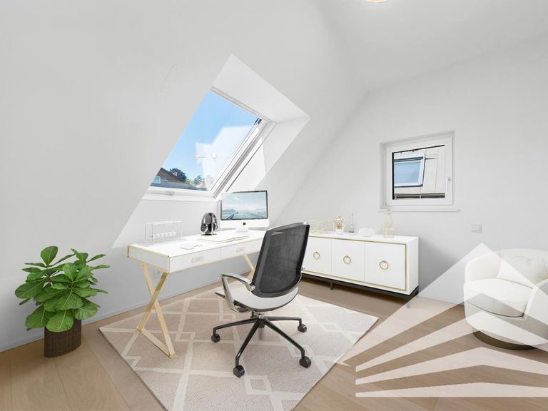 Zimmer mit Möblierungsvorschlag