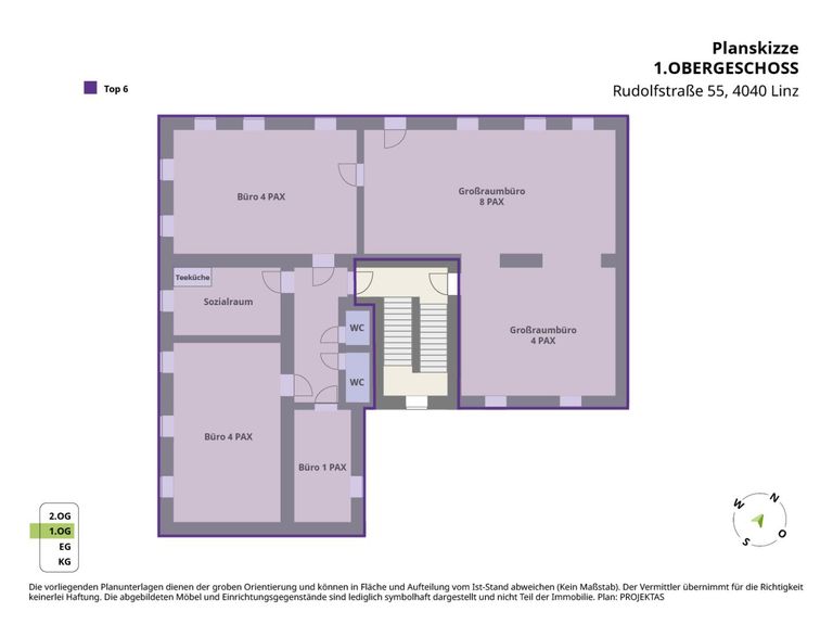 Planskizze 55_Top 6 1. OG