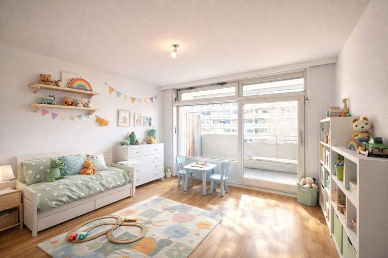 Kinderzimmer 1 "visualisiert"