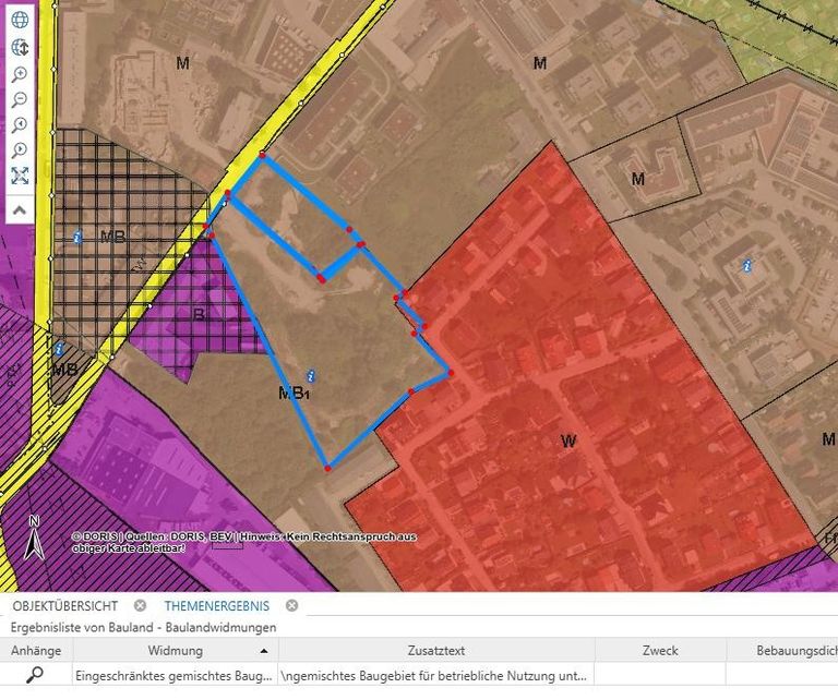 Ink. Nachbargrundstück