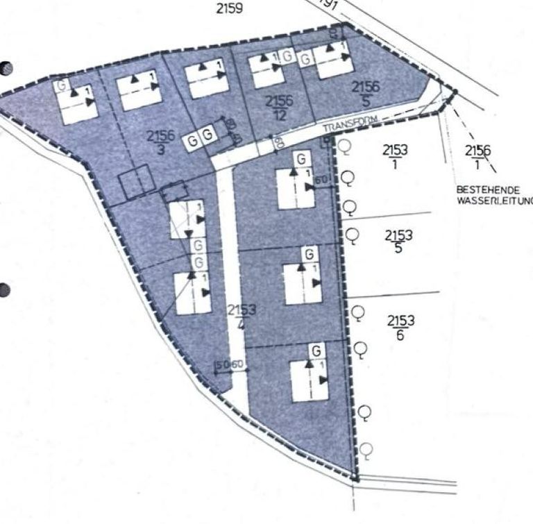 Bebauungsplan nach Umwidmung