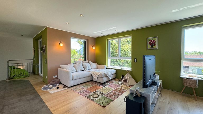 Wohnbereich - noch mit Einrichtung