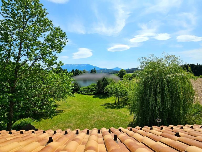 Blick aus dem Schlafzimmerfenster