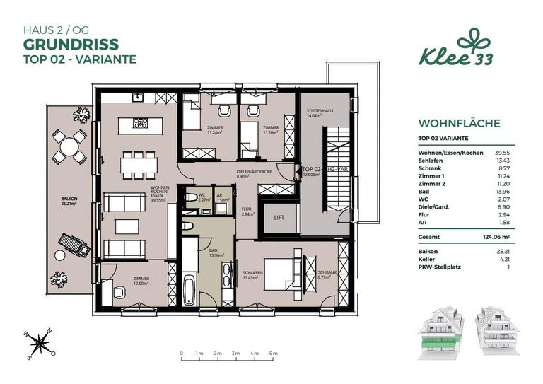 Klee 33 Plan Top 2 Variante 2