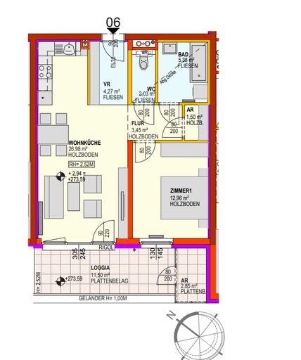Grundriss St 2 Top 6