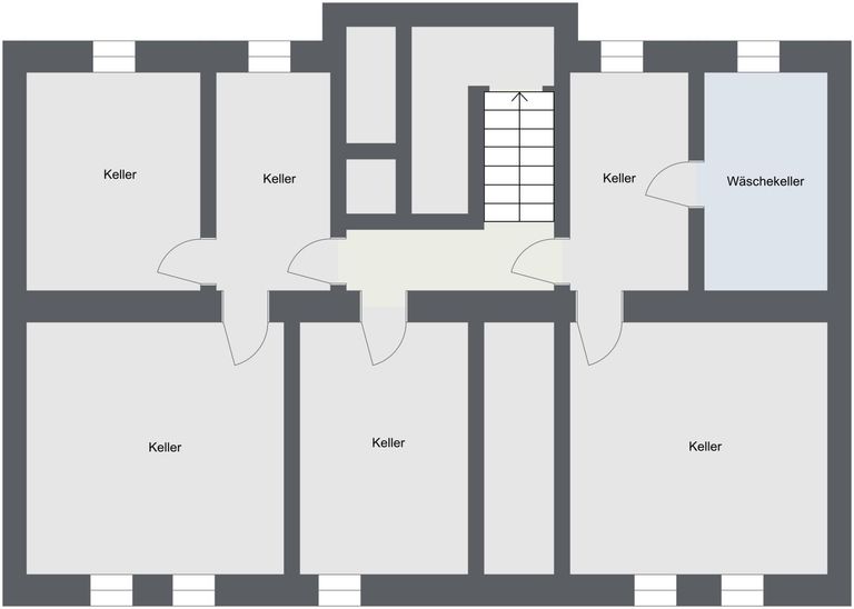 Kellergeschoss - 2D Floor Plan