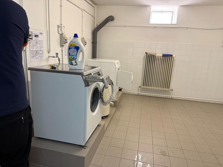 Waschküche/ Trockenraum im Keller