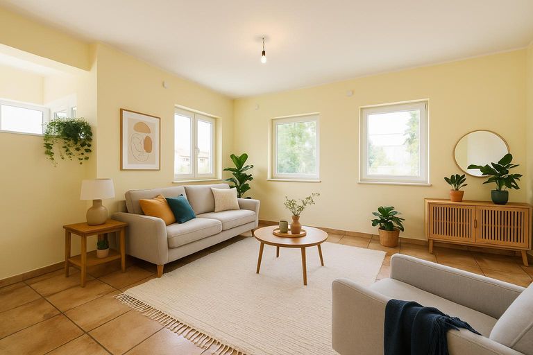 Einrichtungsbeispiel Wohnbereich