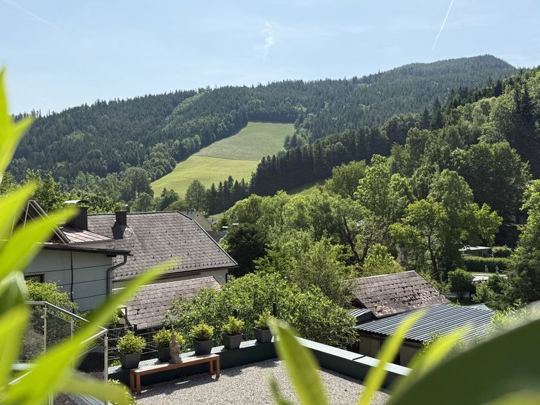 Ausblick von der Terrasse