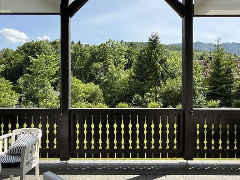 Ausblick vom Wohnzimmer