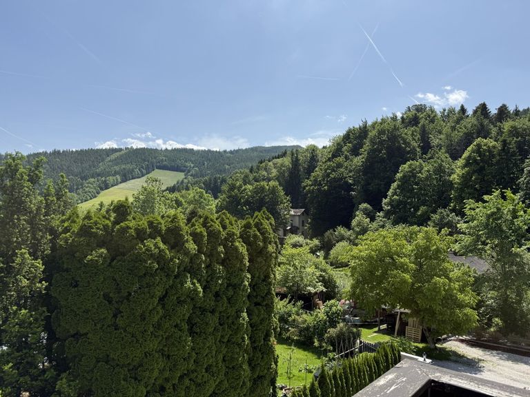 Ausblick vom Dachgeschoss