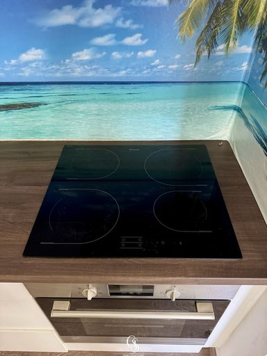 Induktionsherd mit Backofen