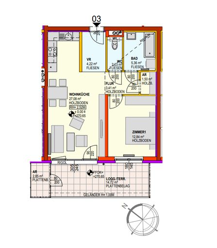 Grundriss St 2 T 3
