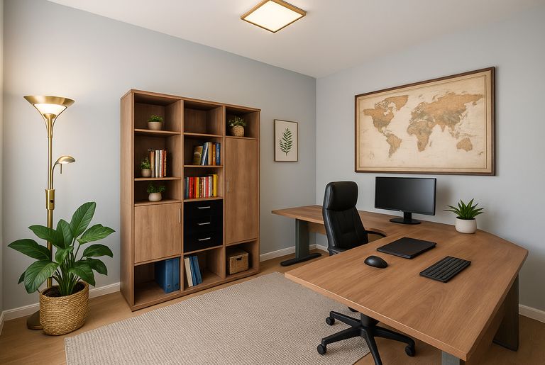 Büro Einrichtungsbeispiel