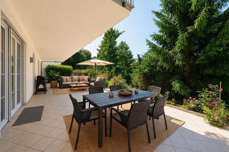 Einrichtungsbeispiel Terrasse