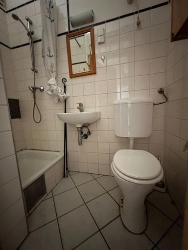 kleines Bad mit Dusche & WC