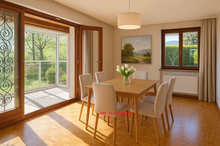 Wohnzimmer KI bearbeitet