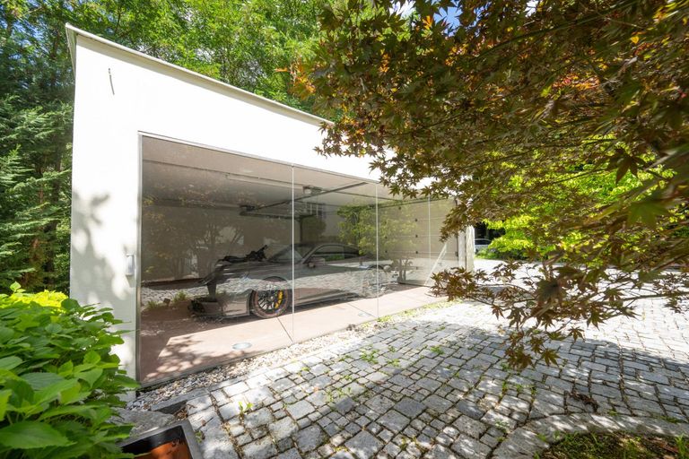 Doppelgarage Glas
