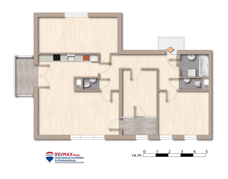 Grundriss unmöbliert