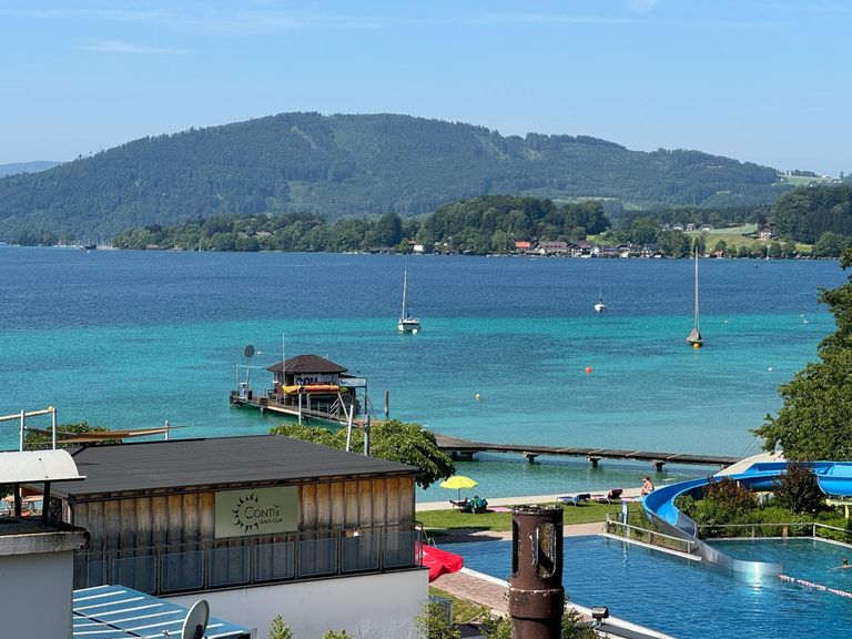 Blick über das Strandbad