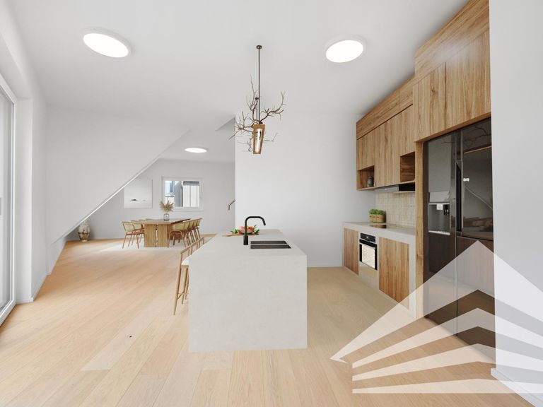 Küche mit Möblierungsvorschlag