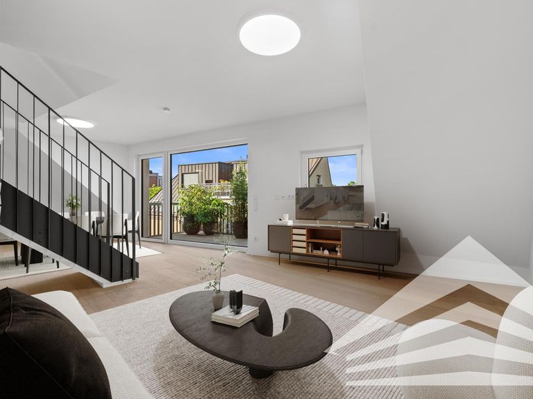 Wohnzimmer mit Möblierungsvorschlag