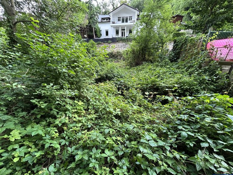 zukünftige Straßenzufahrt und Brückenübergang