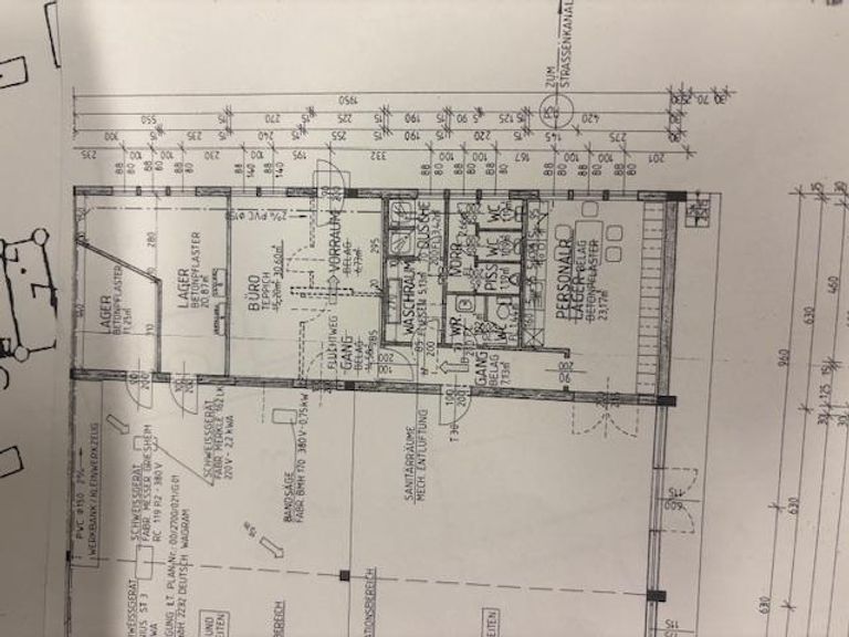 Büro, Sanitär, Lager