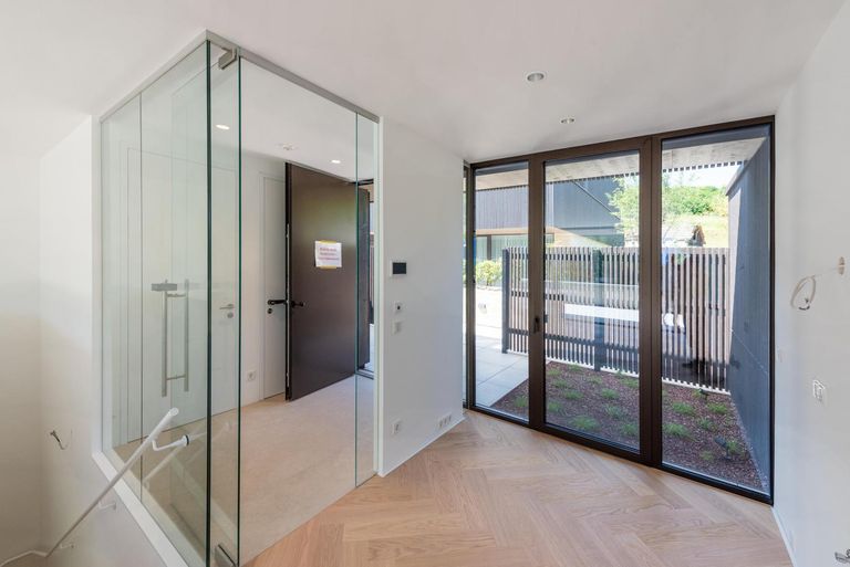 Eingang mit Vorgarten