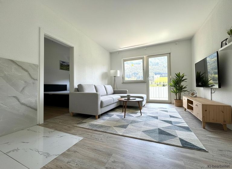 Wohnzimmer, Virtual Staging