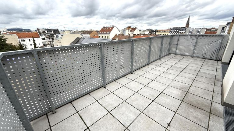 Terrasse auf Wohnebene