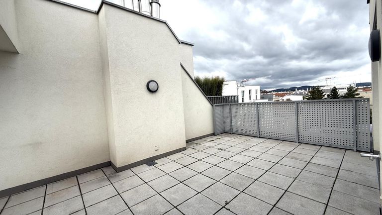 Terrasse auf Wohnebene
