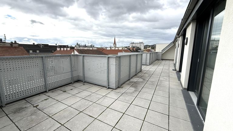 Terrasse auf Wohnebene