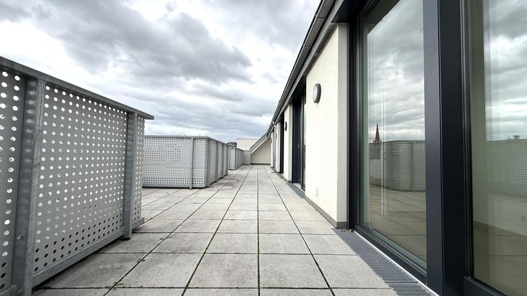 Terrasse auf Wohnebene