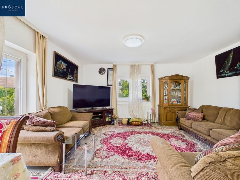 Blick in das Wohnzimmer