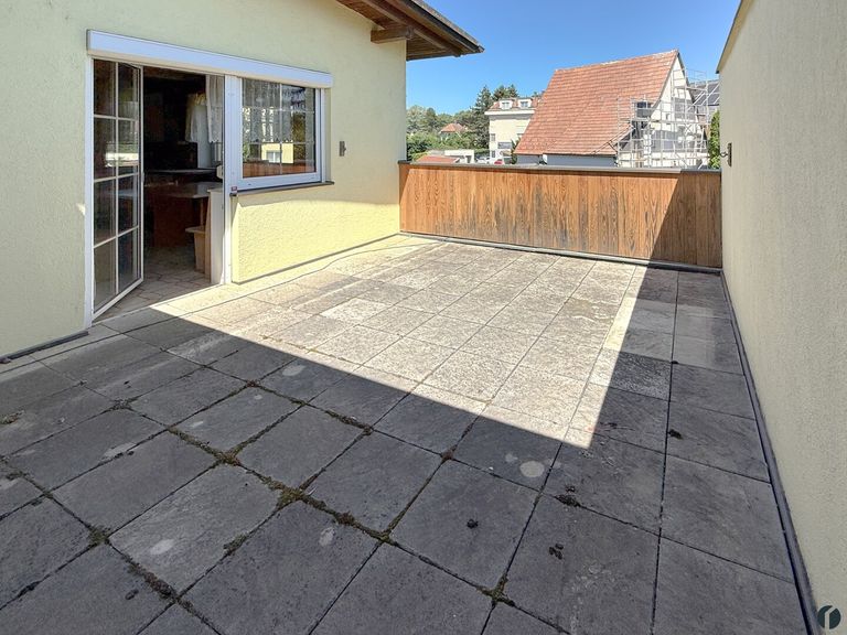 Terrasse vom Essbereich aus begehbar