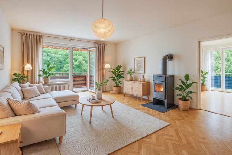 Wohnzimmer Einrichtungsvorschlag - Visualisierung