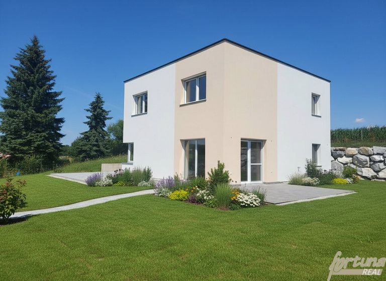 Haus (Beispielfoto mit fertigen Garten)