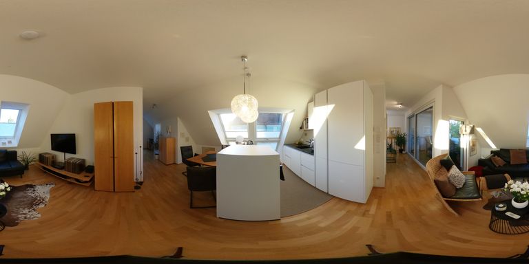 Wohnzimmer und Küche