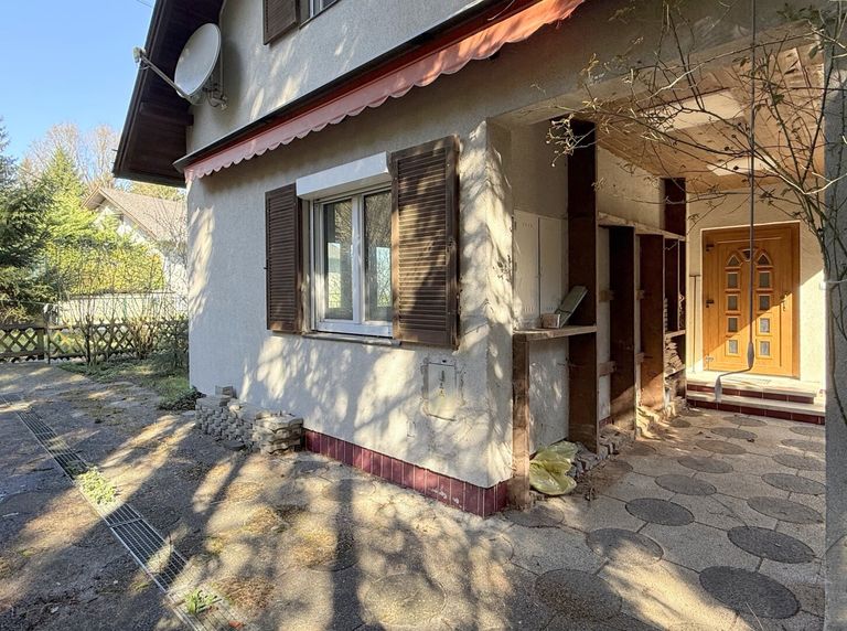 Überdachter Hauseingang