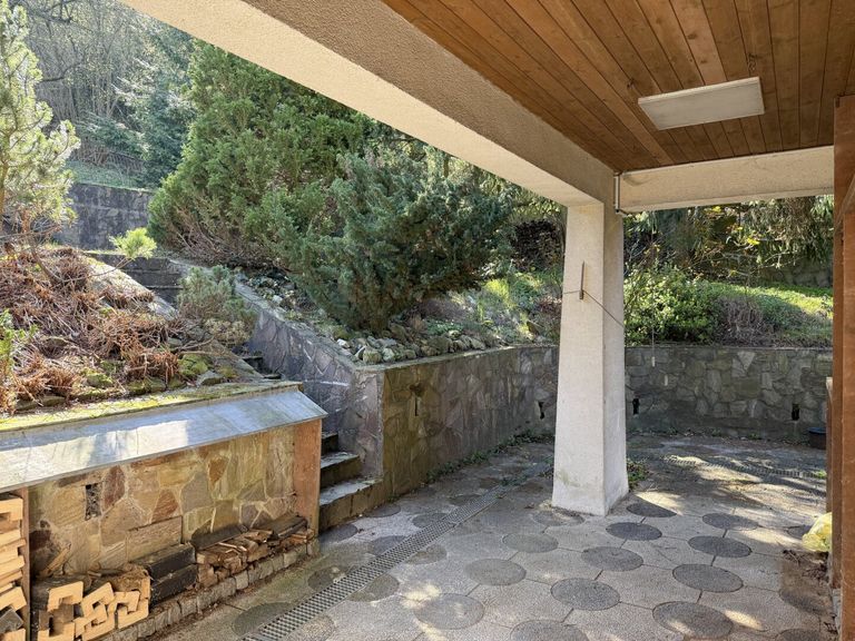 Überdachte Terrasse